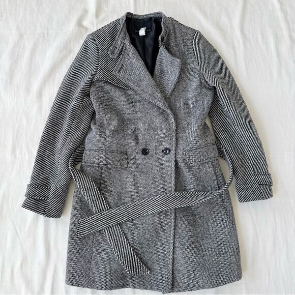 Banana Republic Jackets & Blazers - Banana Republic Womens Coat Jacket Tweed Longsleeve Belt Trench Casual Small